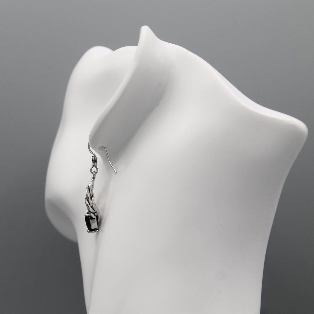 Jewelry Claddagh earrings Irish symbol of love loyalty friendship silver new - Picture 8 of 9
